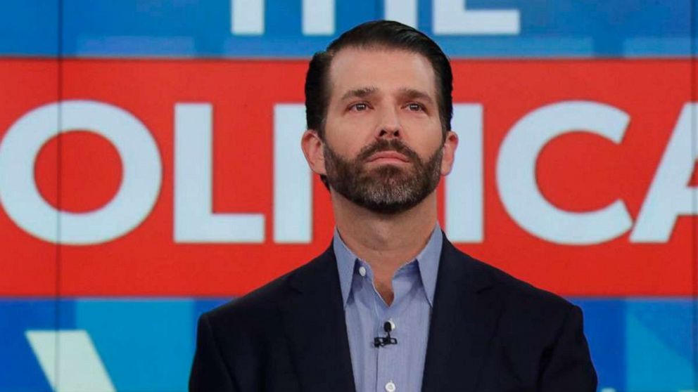 PHOTO: Donald Trump Jr. appear on ABC's, "The View," Nov. 7, 2019.