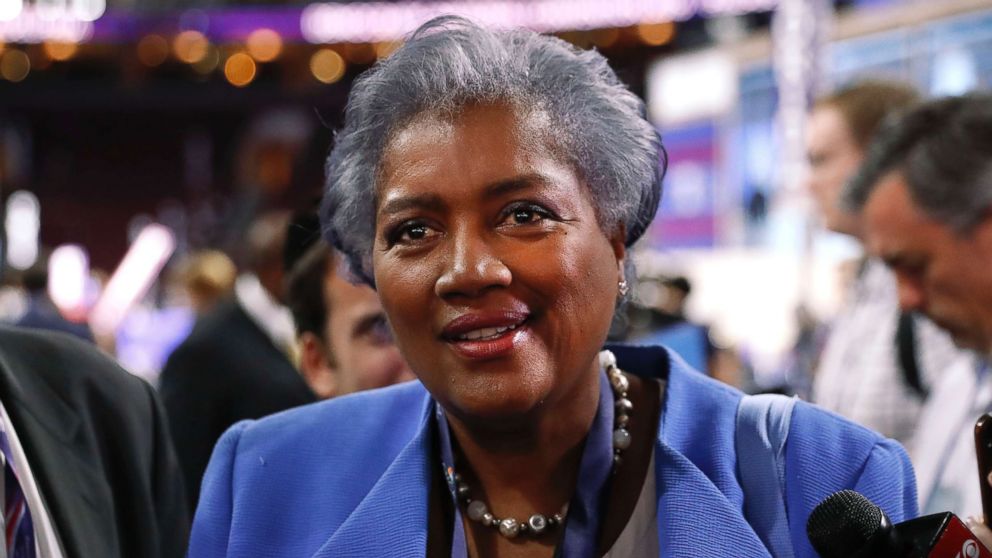 Donna Brazile speaks on the floor of the Democratic National Convention in Philadelphia, July 25, 2016.