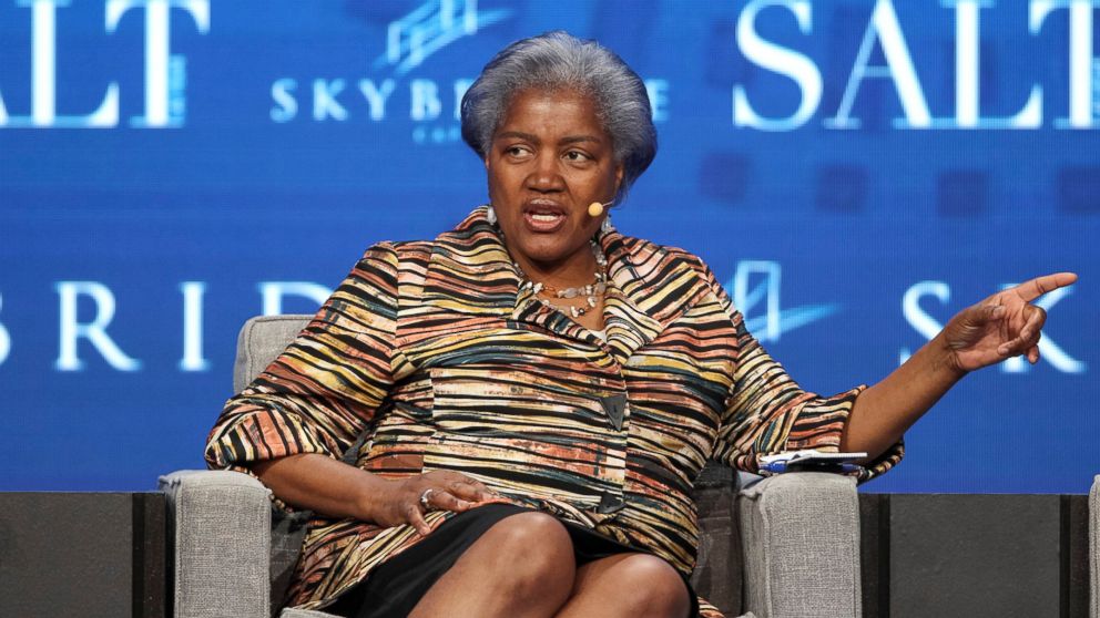 PHOTO: Donna Brazile, former chair of the Democratic National Committee and political strategist, speaks during the SALT conference in Las Vegas, May 18, 2017. 