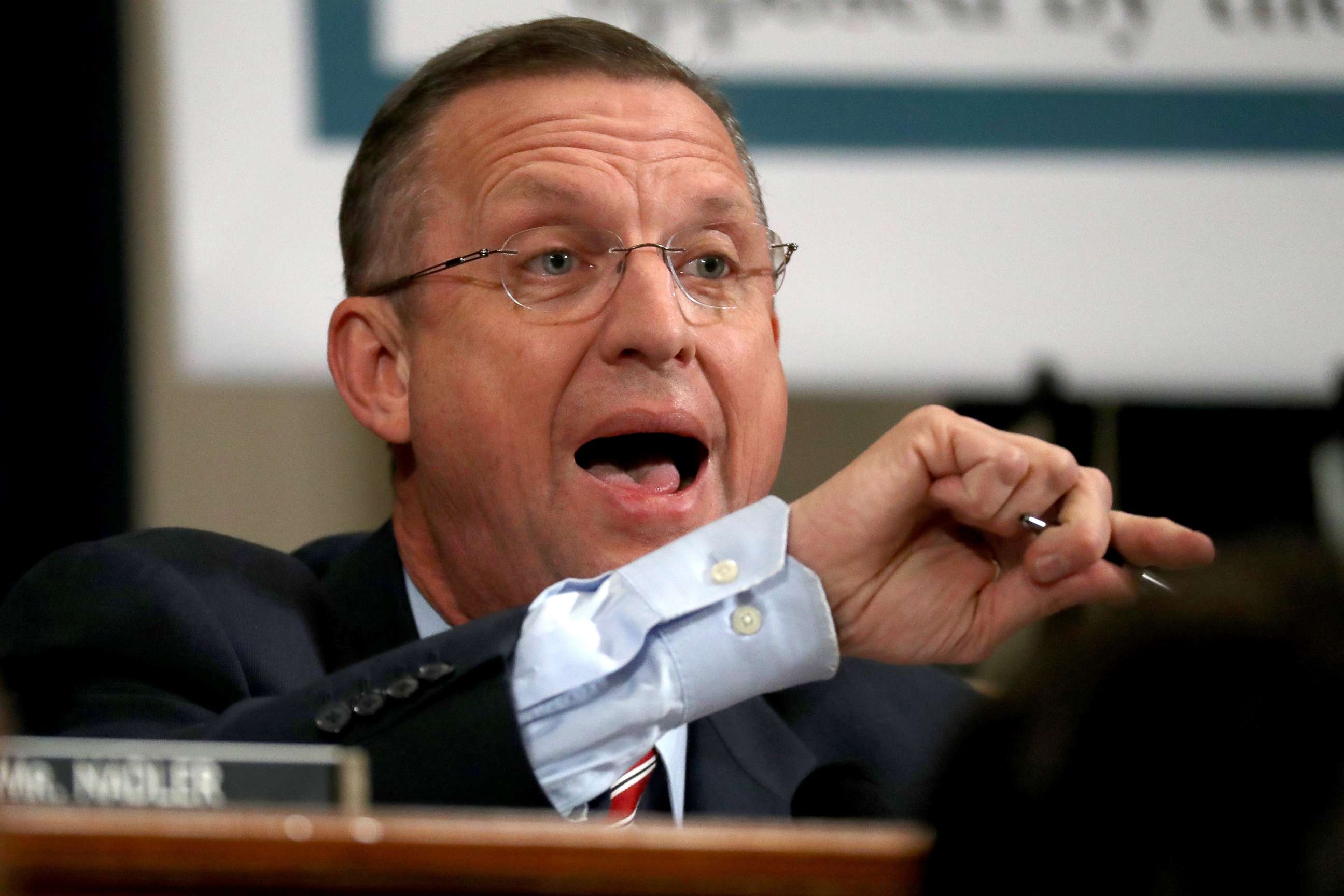 PHOTO: U.S. House Judiciary Committee ranking member Doug Collins, R-Ga., delivers opening remarks during a committee markup hearing on the articles of impeachment against President Donald Trump on Capitol Hill Dec. 11, 2019 in Washington, D.C.