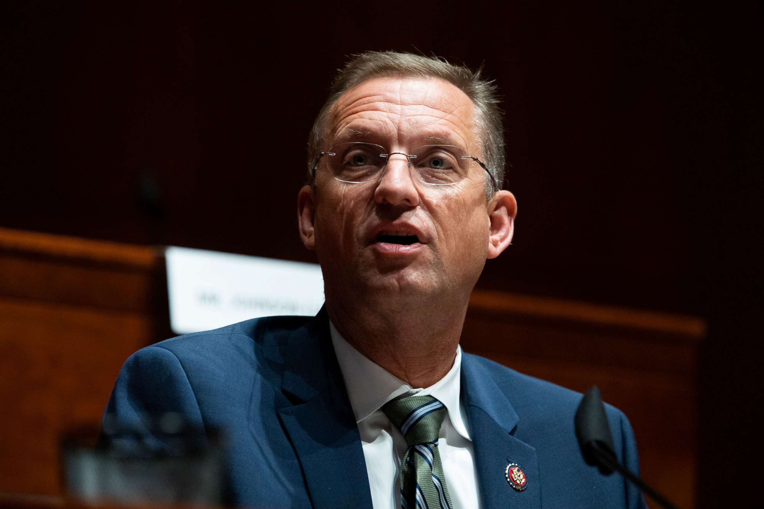PHOTO: Rep. Doug Collins speaks during a House Judiciary Committee hearing on Capitol Hill in Washington, DC., June 10, 2020.