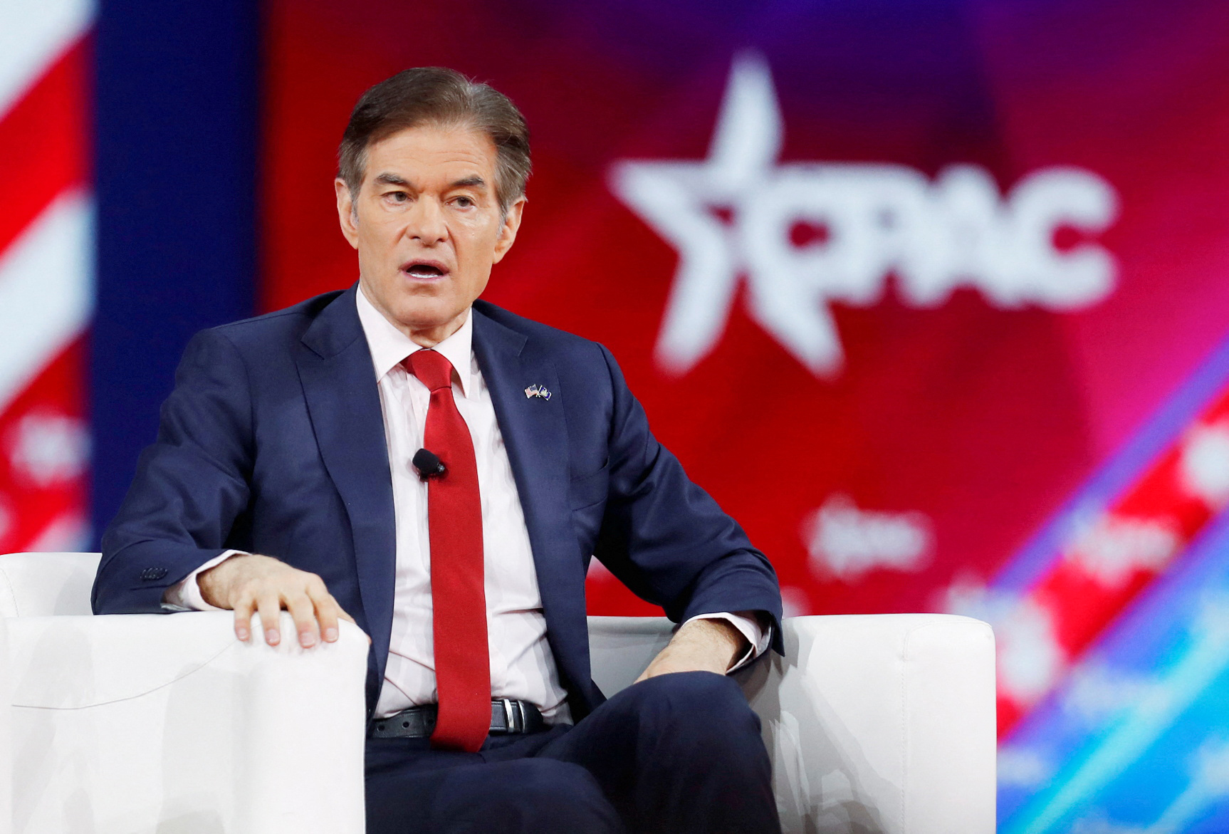 PHOTO: In this Feb. 27, 2022, file photo Dr. Oz speaks at the Conservative Political Action Conference (CPAC) in Orlando, Fla.