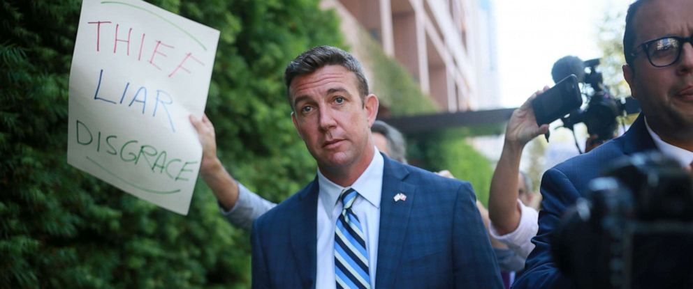 Rep Duncan Hunter Accused Of Using Campaign Funds To Lead Series Of Intimate Relationships