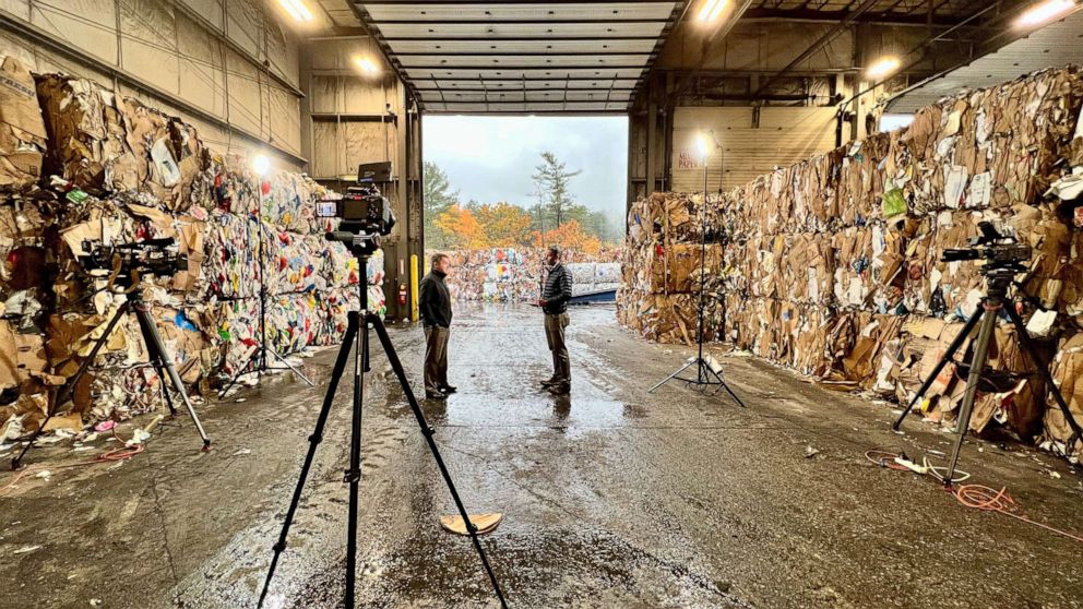 PHOTO: Ecomaine, a waste cooperative in Maine, says it has kept 508,000 tons of recyclables out of landfills since 2006.