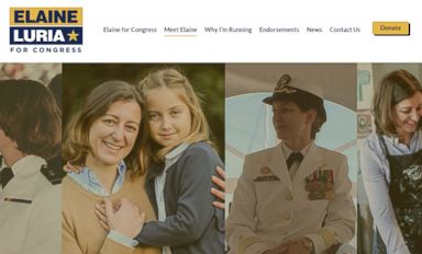 PHOTO: Elaine Luria, candidate for Congress in Virginia, is pictured on the Elaine Luria for Congress website.