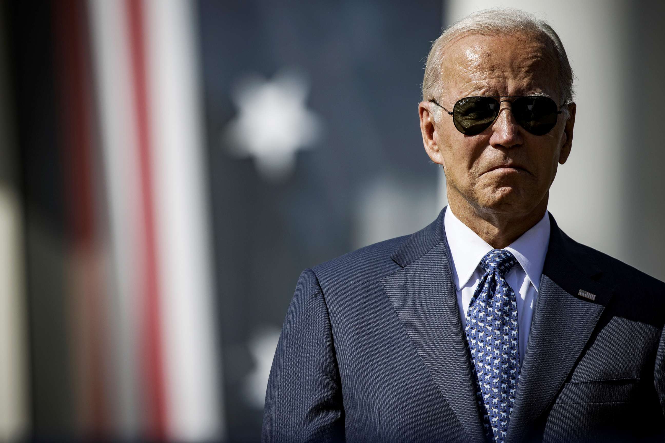 PHOTO: President Joe Biden attends an event on the South Lawn of the White House in Washington, Sept. 13, 2022.