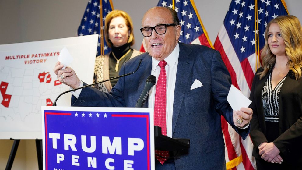 Promising More Lawsuits, Trump Attorney Rudy Giuliani Recycles Litany ...