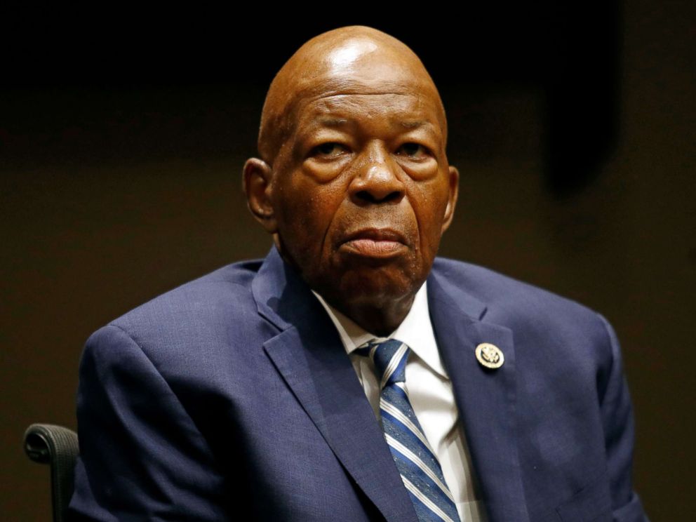 PHOTO: Rep. Elijah Cummings participates in a panel discussion during a summit on the countrys opioid epidemic at the Johns Hopkins Bloomberg School of Public Health in Baltimore, MD, Oct. 30, 2017.