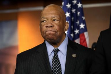 PHOTO: House Oversight and Government Reform Committee ranking member Rep. Elijah Cummings speaks during a news conference at the U.S. Capitol, May 17, 2017, in Washington.