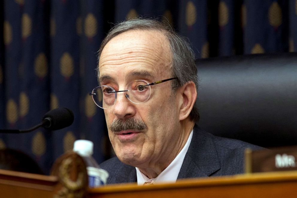 PHOTO: In this Feb. 13, 2019 file photo, House Foreign Affairs Committee Chairman Rep. Eliot Engel speaks during a House Foreign Affairs subcommittee hearing at Capitol Hill in Washington.