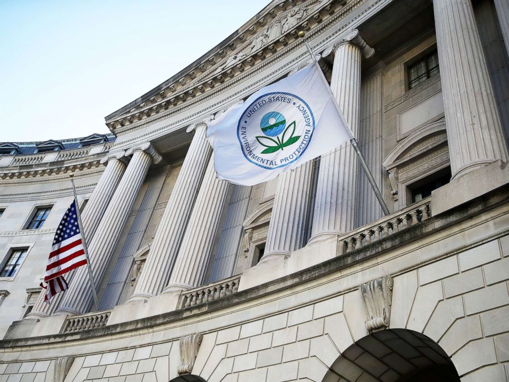 PHOTO: A View of the US Environmental Protection Agency (EPA) on March 16, 2017 in Washington, DC