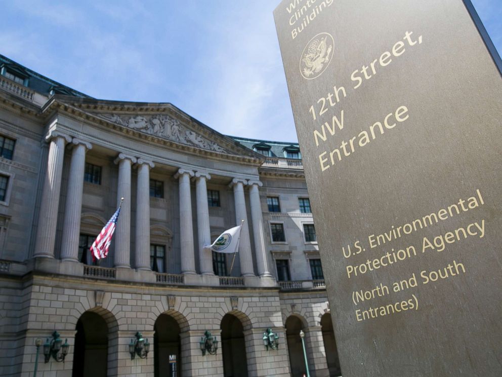  PHOTO: The exterior of the headquarters of the United States Environmental Protection Agency (EPA) in downtown Washington, DC, April 2, 2017. 