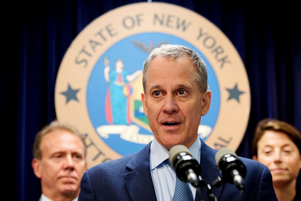 PHOTO: Eric Schneiderman, the New York attorney general, attends a news conference in Manhattan, New York, July 19, 2016.
