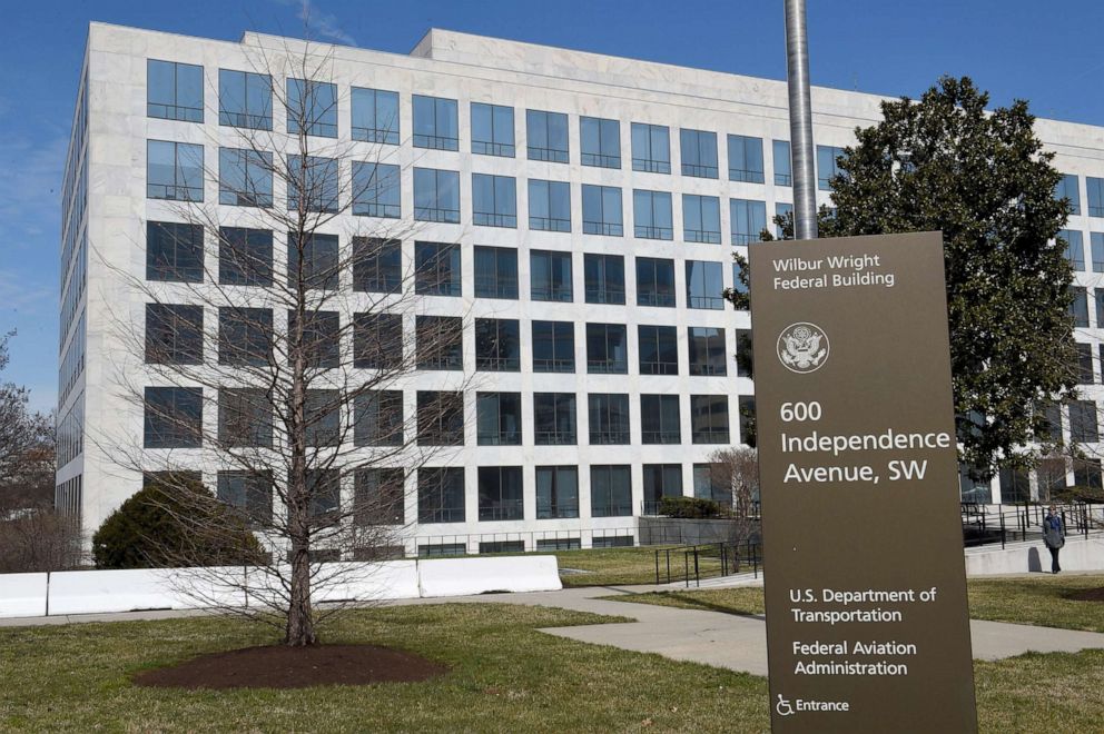 PHOTO: The Federal Aviation Administration (FAA) building is pictured at 600 Independence Avenue in Washington, D.C. on March 13, 2019.