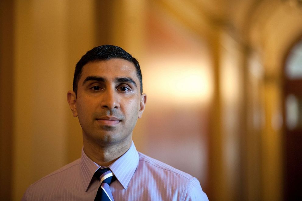 PHOTO: Faiz Shakir poses for a photo on the Capitol Hill in Washington, April 3, 2013.