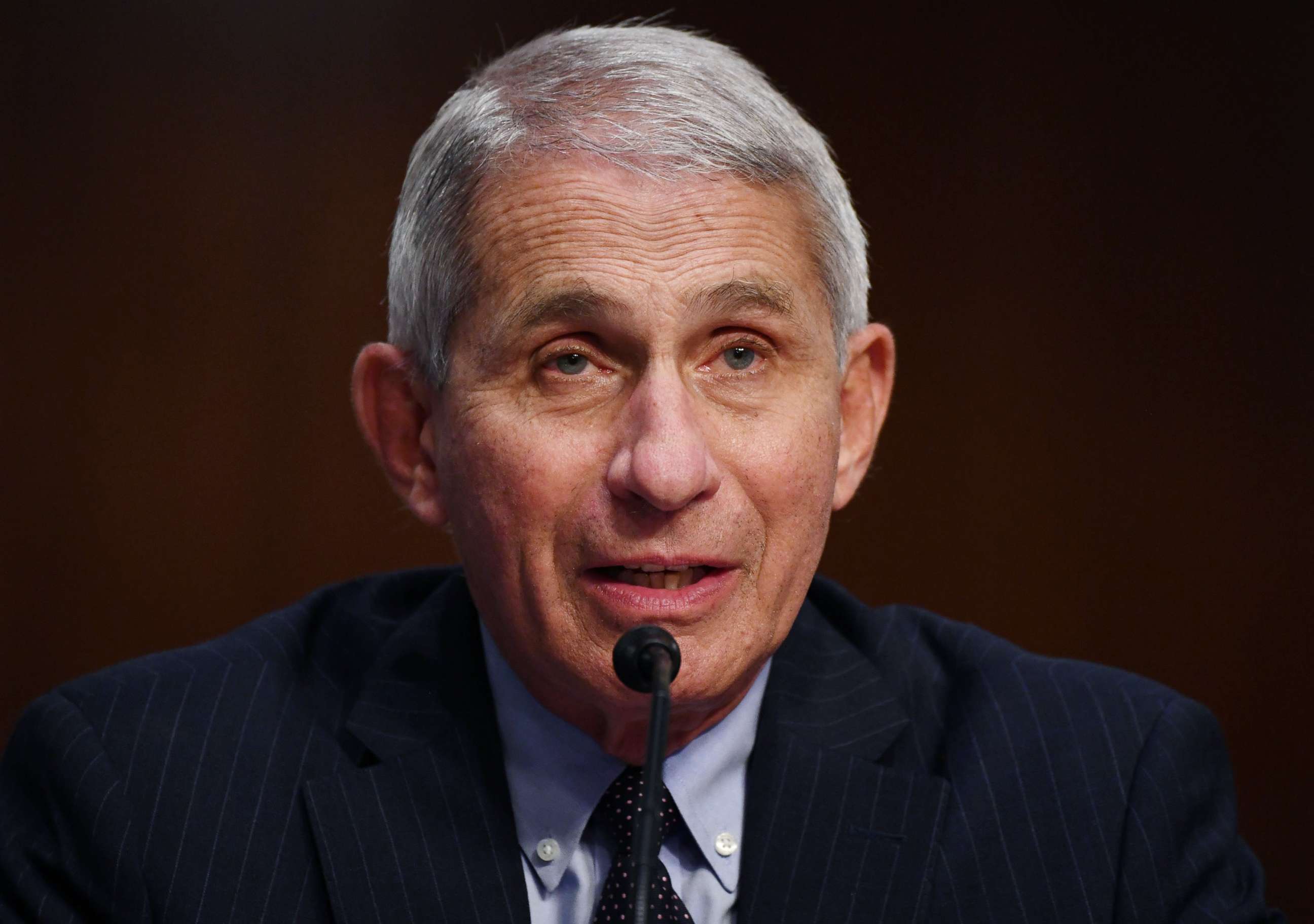 PHOTO: Dr. Anthony Fauci, director of the National Institute for Allergy and Infectious Diseases testifies during a Senate Health, Education, Labor and Pensions (HELP) Committee hearing on Capitol Hill in Washington, D.C., June 30, 2020.