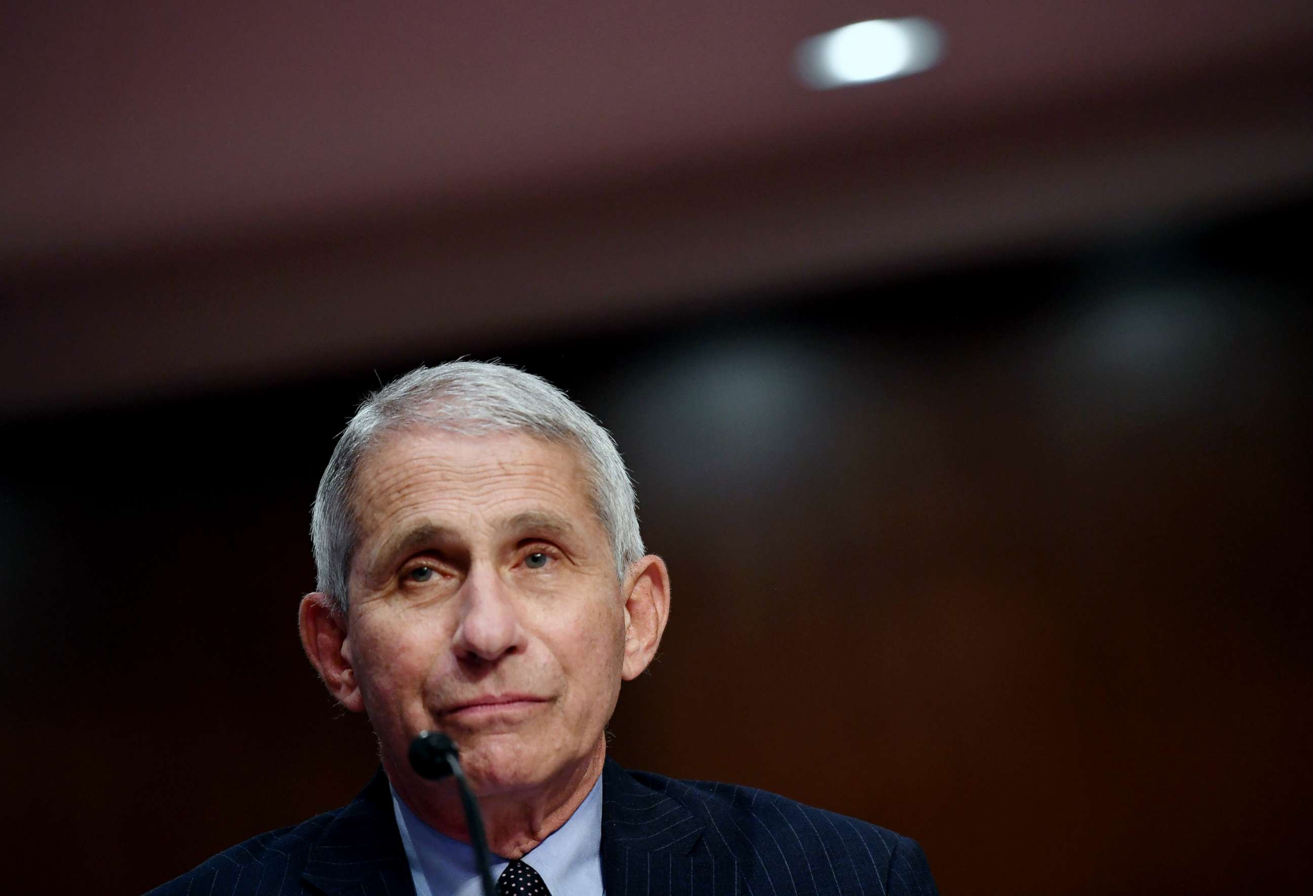 PHOTO: Dr. Anthony Fauci, director of the National Institute for Allergy and Infectious Diseases, testifies during a Senate Health, Education, Labor and Pensions (HELP) Committee hearing on Capitol Hill in Washington, June 30, 2020.