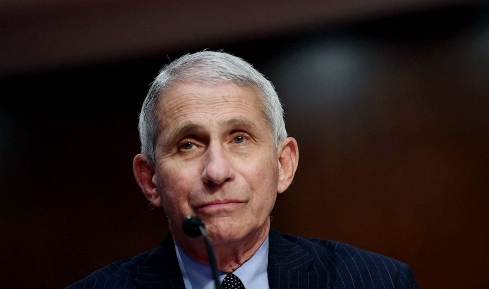 PHOTO: Dr. Anthony Fauci, director of the National Institute for Allergy and Infectious Diseases, testifies during a Senate Health, Education, Labor and Pensions (HELP) Committee hearing on Capitol Hill in Washington, June 30, 2020.