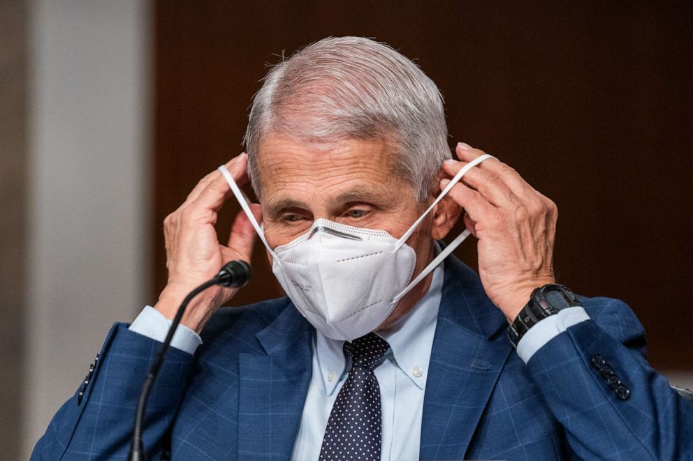 PHOTO: Dr. Anthony Fauci before a Senate Health, Education, Labor, and Pensions Committee hearing, Jan. 11, 2022 on Capitol Hill in Washington.