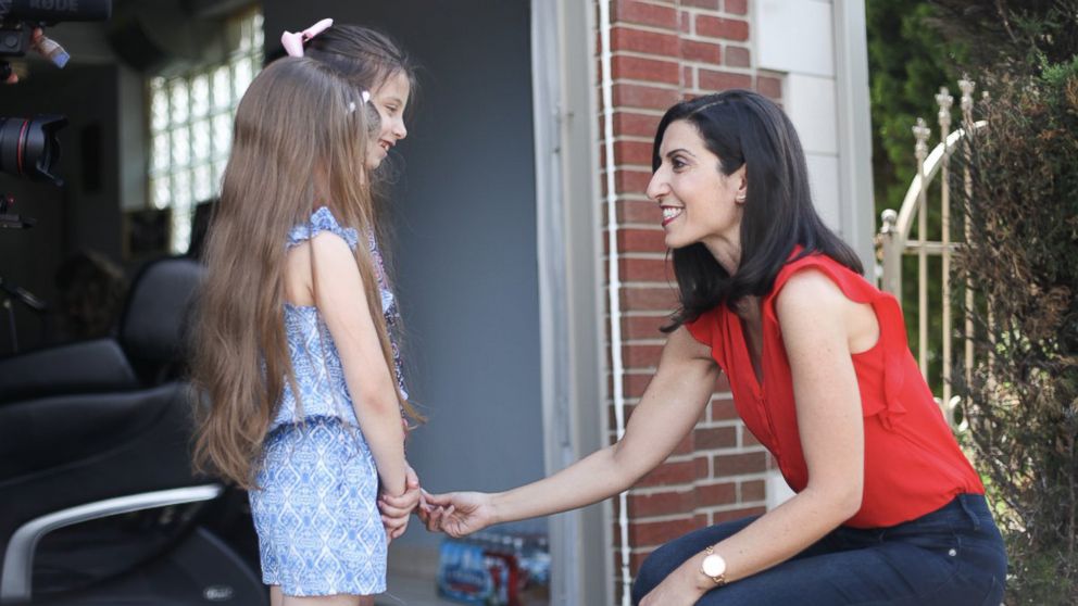 PHOTO: Fayrouz Saad campaigns for a congressional seat in Michigan's 11th district.
