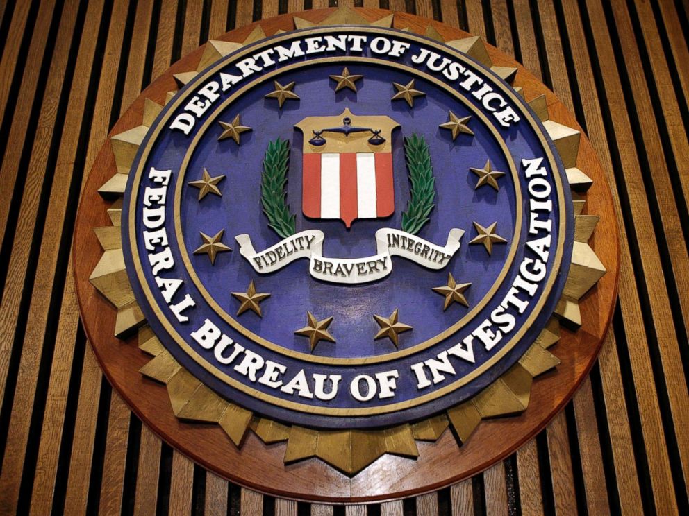 PHOTO: The seal of the F.B.I. hangs in the Flag Room at the bureaus headquarters on March 9, 2007, in Washington, D.C.