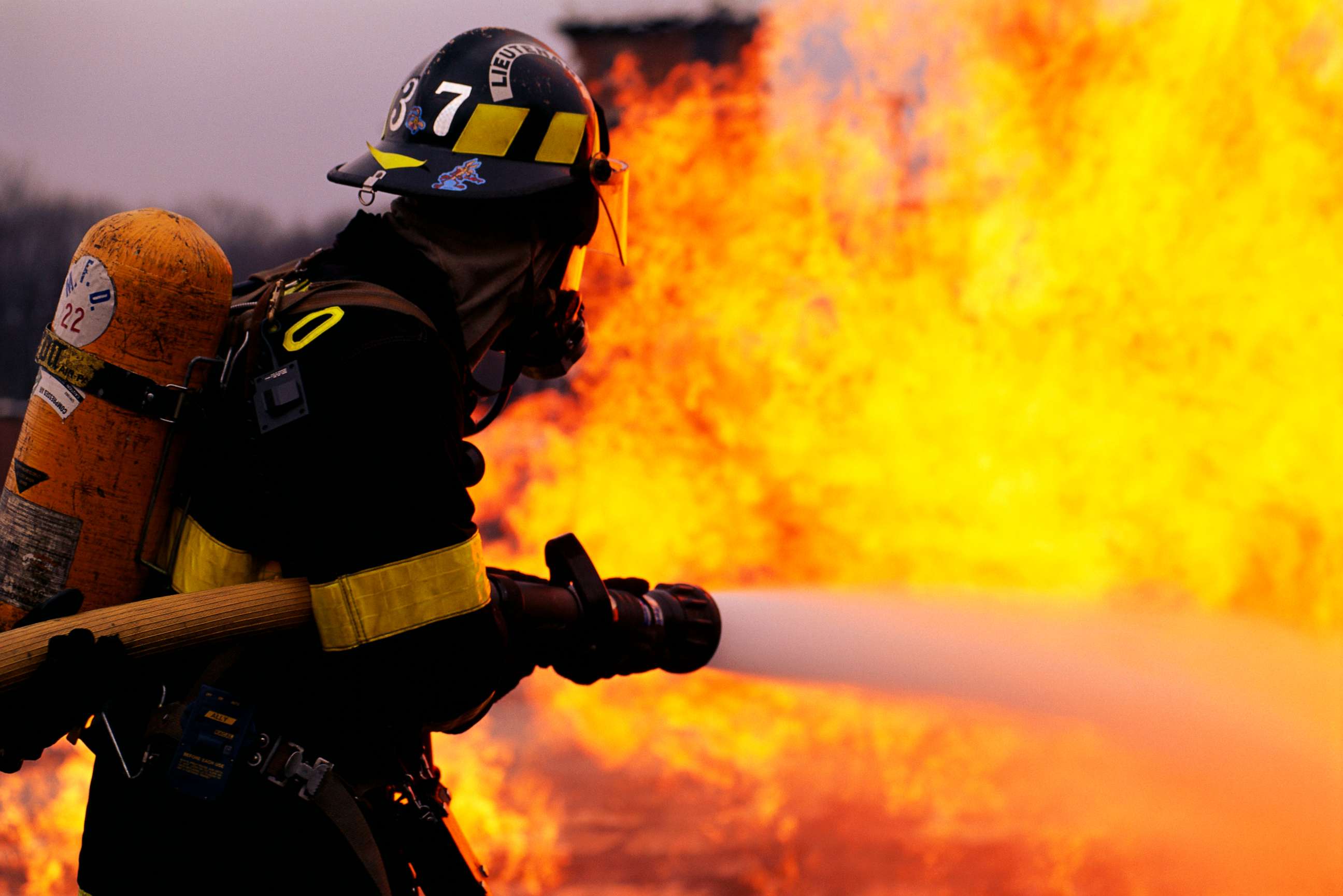 PHOTO: Stock photo of a firefighter.