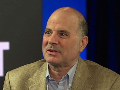 PHOTO: Author Charles Fishman is interviewed by ABC about NASAs Apollo 11 program that put the first men on the moon in 1969.