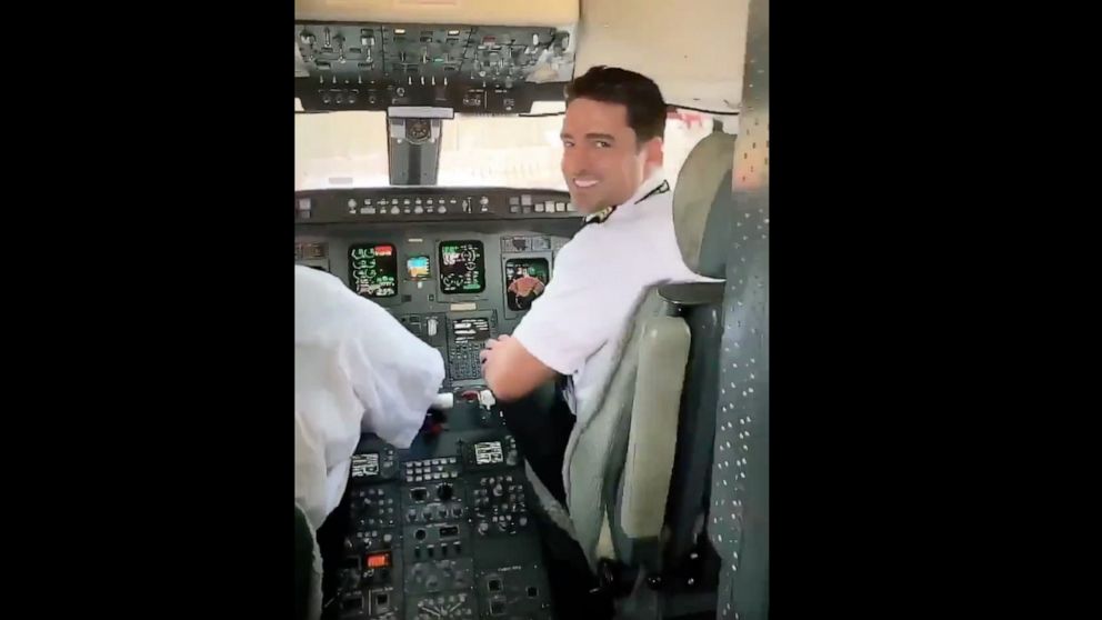 PHOTO: Last week, Vincent Peone was the only customer on his Delta flight from Aspen, Colorado, to Salt Lake City, Utah. He chronicled what the pilot referred to as his "private jet" experience in a video he posted yesterday to Twitter.