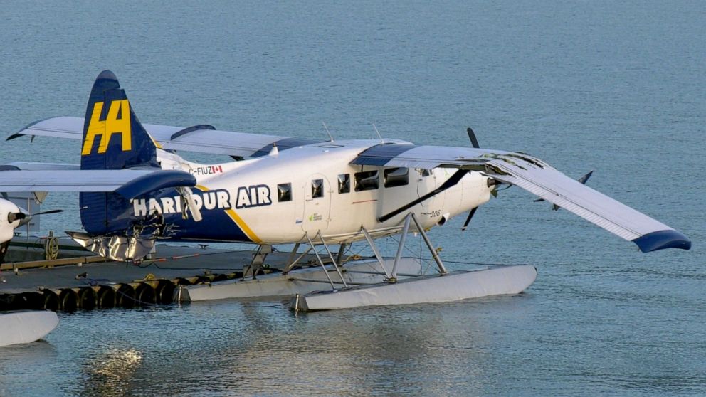 PHOTO: A Harbour Air float plane received extensive damage, Feb. 21, 2020, when a Vancouver man attempted to steal a Seair aircraft.