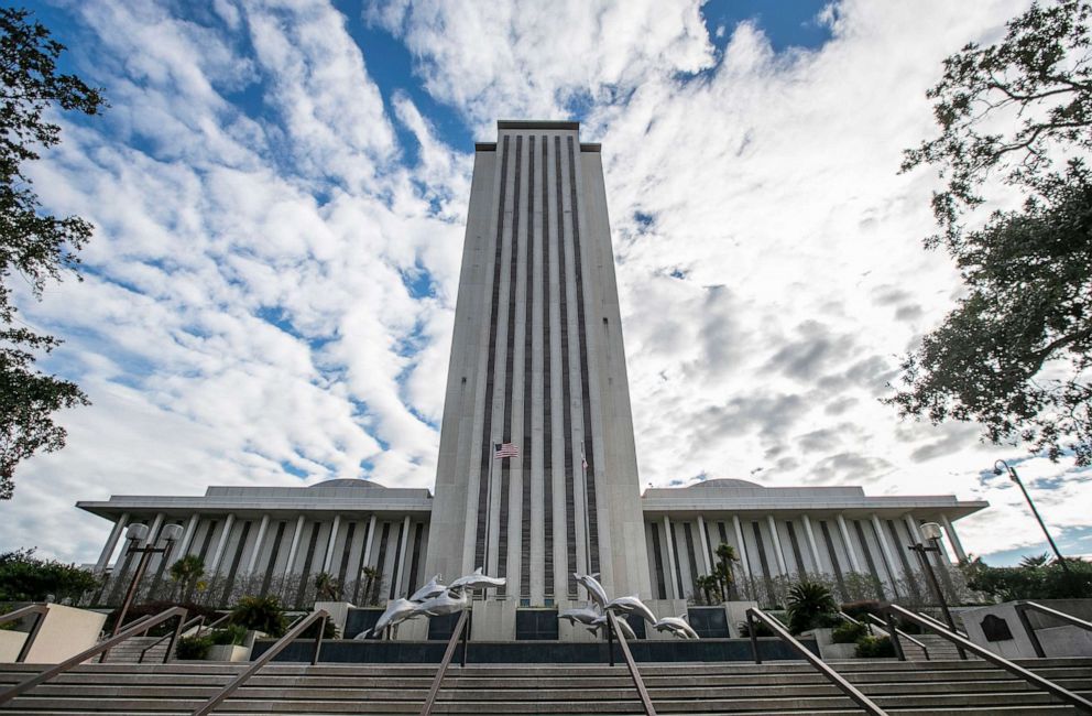 PHOTO: A view of the Florida State Capitol building in Tallahassee, Fla.