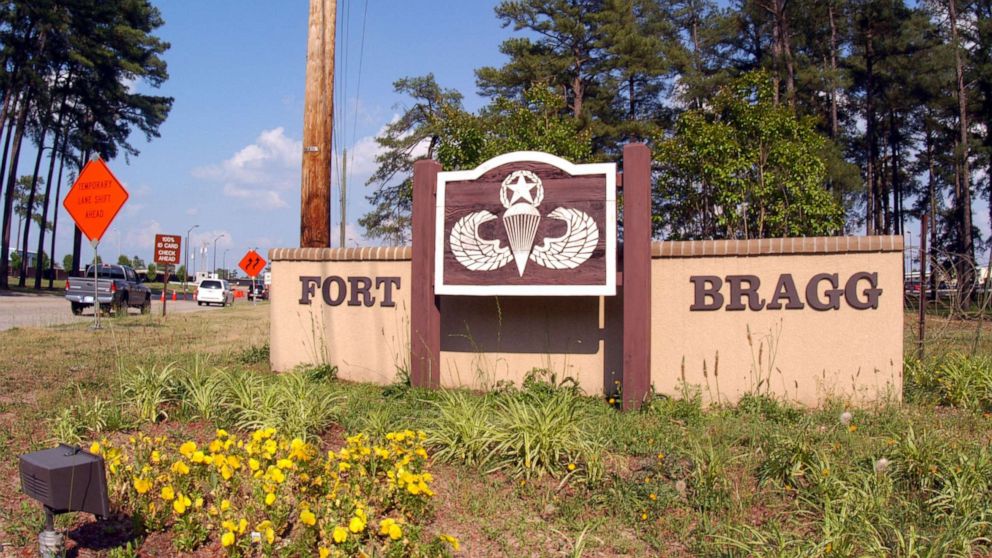PHOTO: One of the entrances to Fort Bragg in Fayetteville, N.C. The 82d Airborne Division was assigned here in 1946, upon its return form Europe.