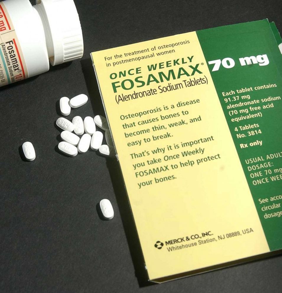 PHOTO: The Merck & Co. product Fosamax, a bone-building drug taken by millions of American women, Jan. 28, 2005.