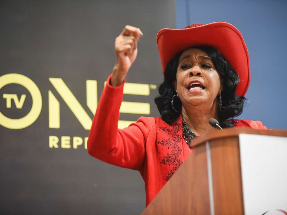 PHOTO: Rep. Frederica Wilson speaks during the TV Ones Screening Bad Dad Rehab at the Walter E. Washington Convention Center, Sept. 16, 2016, in Washington, D.C.
