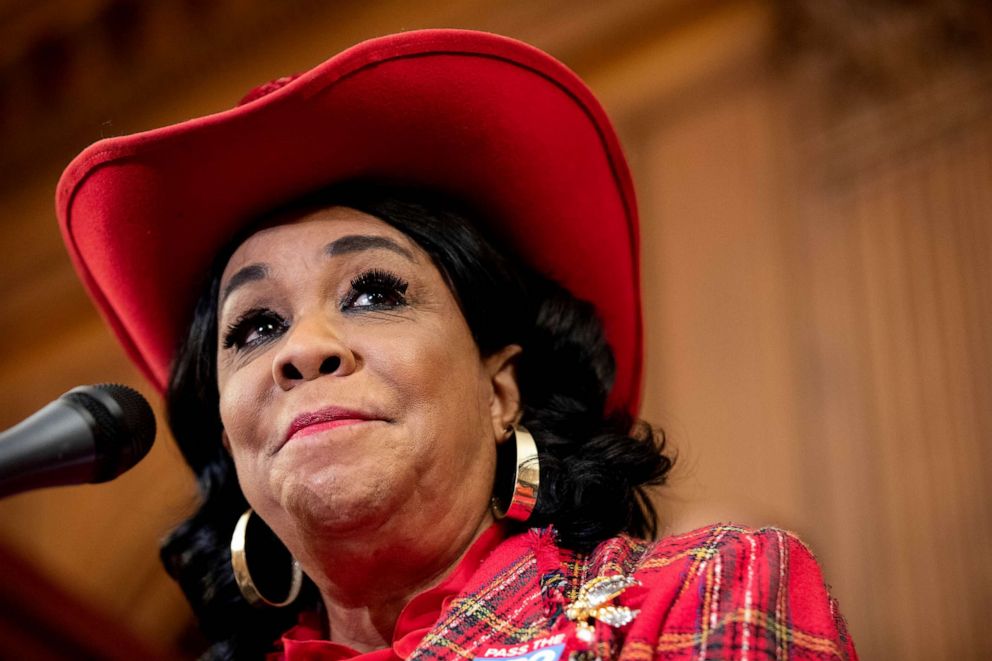 PHOTO: FILE - Representative Frederica Wilson speaks during a press conference at the U.S. Capitol in Washington, D.C., Feb. 5, 2020.
