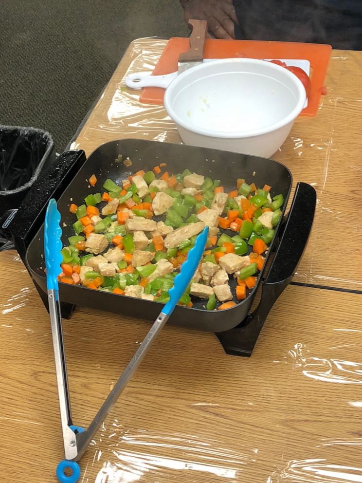 PHOTO: In this photo from October, 2018, a meal is prepared by participants at the Healthy Food Pharmacy in Warsaw, Va.