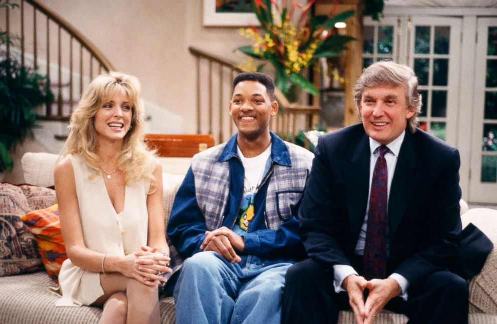 PHOTO: Marla Maples as Herself, Will Smith as William 'Will' Smith, Donald Trump as Himself, in a scene from "The Fresh Prince of Bel-Air."