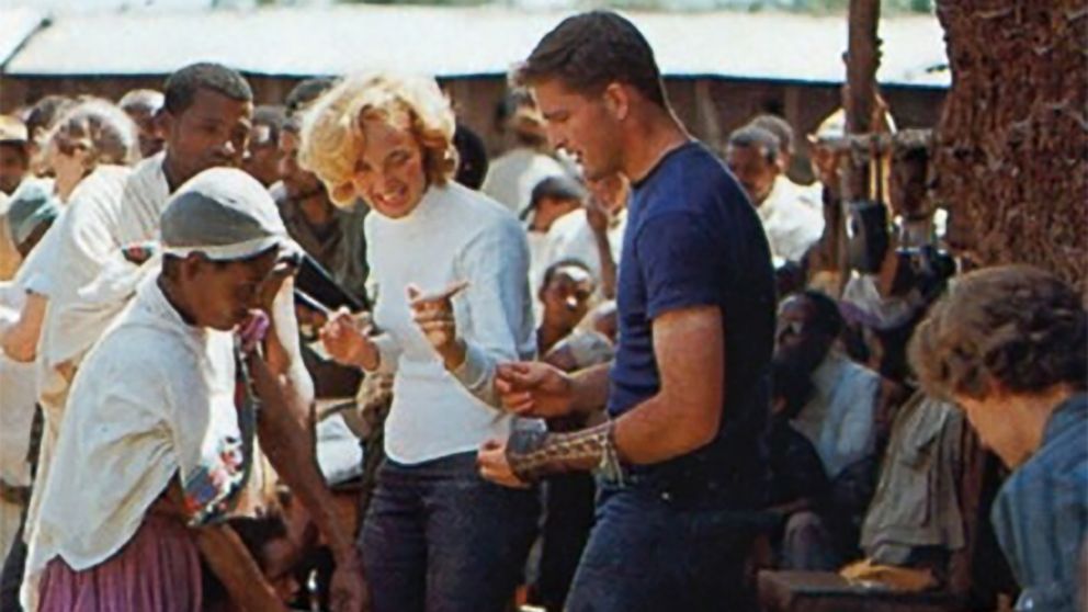 PHOTO: Patti and John Garamendi in Ethiopia with the Peace Corps in the early 1960's.