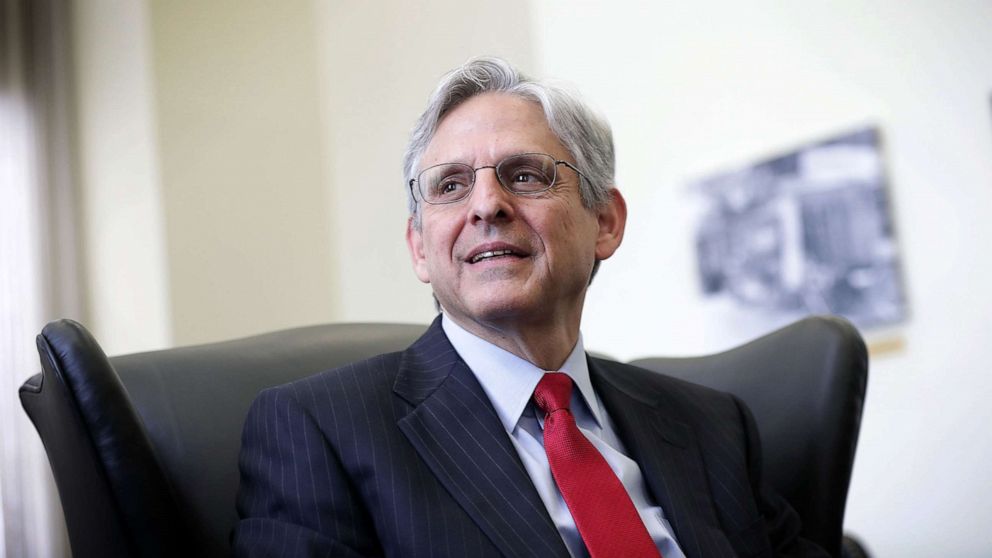 PHOTO: Supreme Court nominee Merrick Garland, chief judge of the D.C. Circuit Court, during a meeting with U.S. Sen. Brian Schatz (D-HI), May 10, 2016, on Capitol Hill.