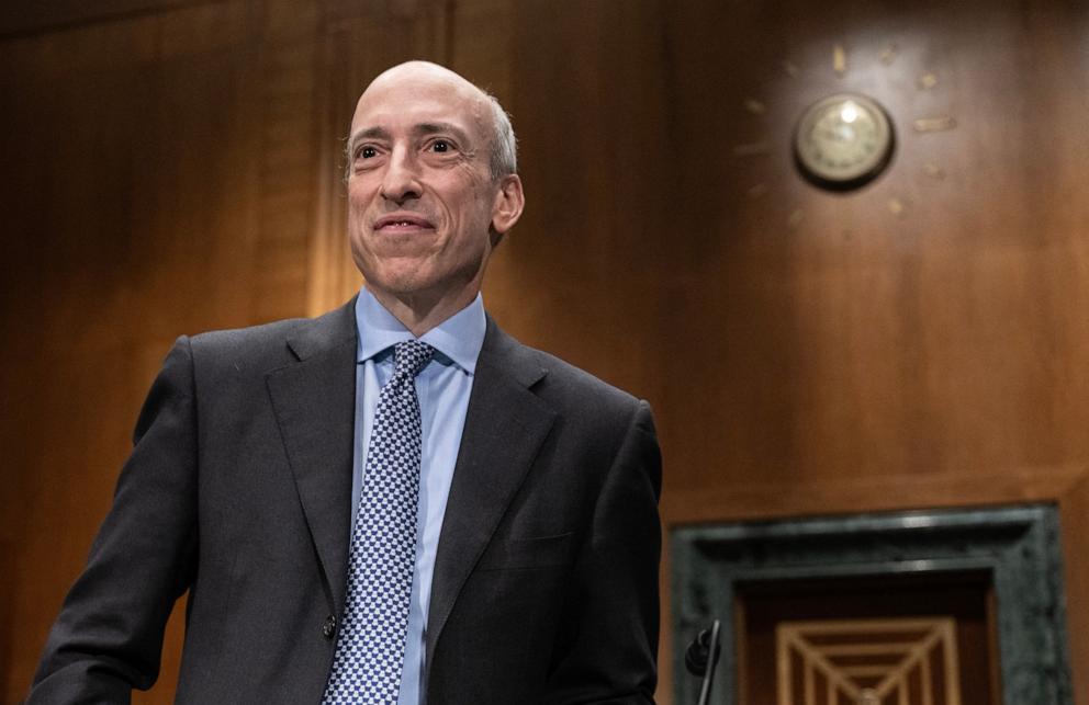 PHOTO: Gary Gensler on Capitol Hill in Washington, DC, on September 12, 2023.