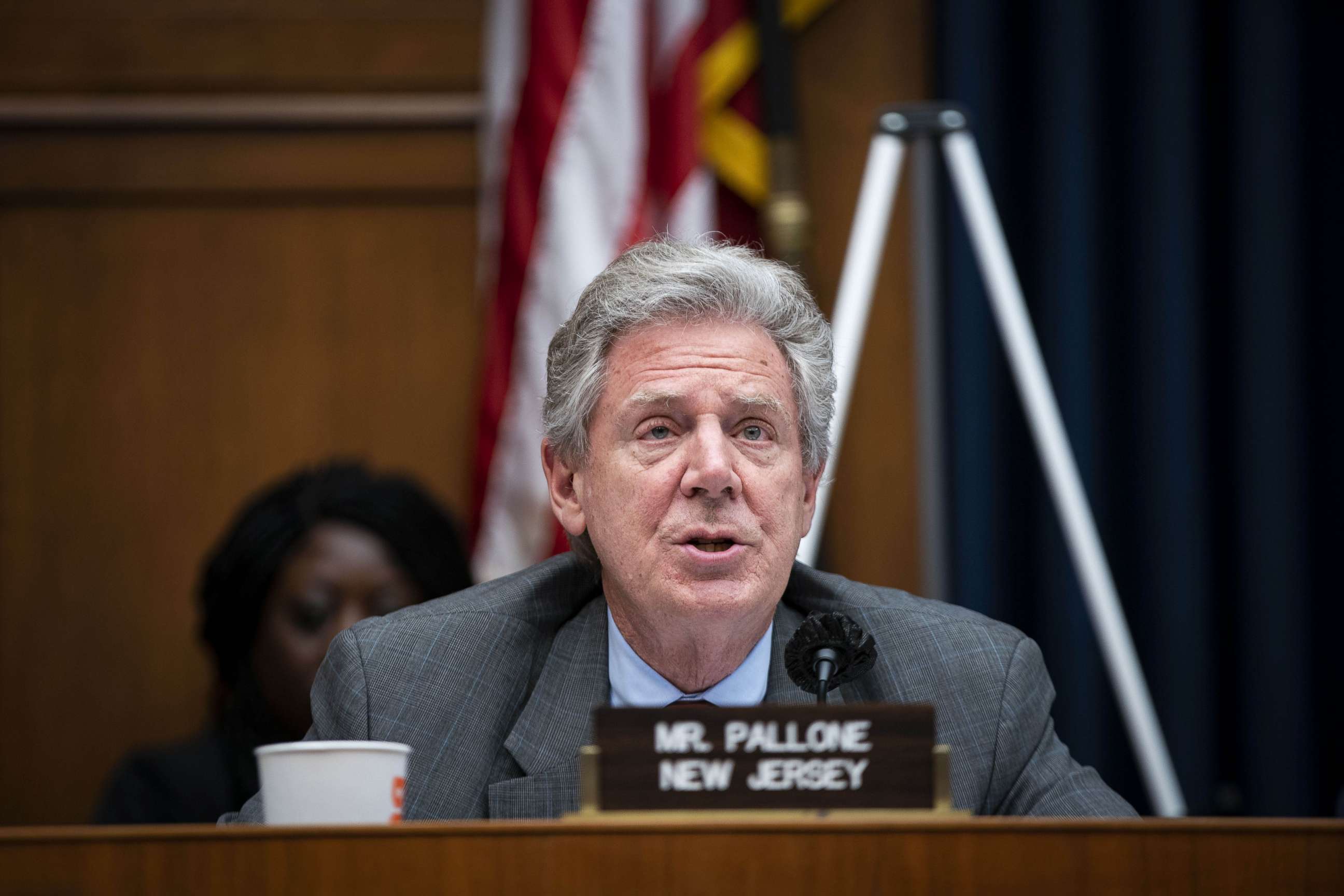 PHOTO: Rep. Frank Pallone speaks during a House Energy and Commerce Subcommittee in Washington, April 6, 2022. 