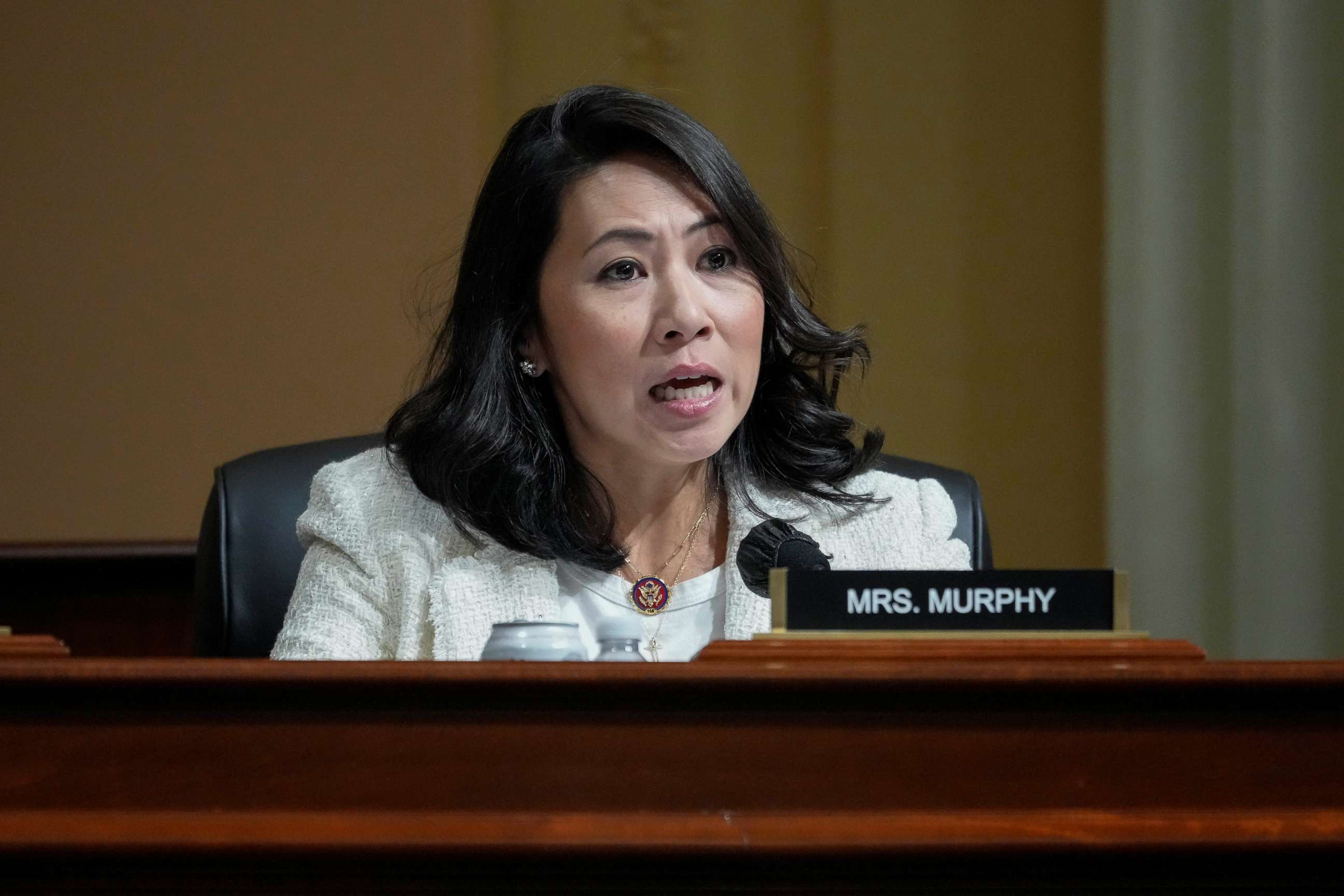PHOTO: Rep. Stephanie Murphy speaks during a meeting on Capitol Hill, March 28, 2022.