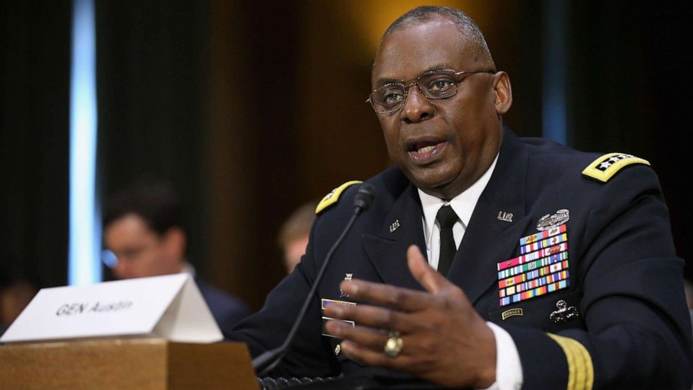 PHOTO: In this Sept. 16, 2015, file photo, Gen. Lloyd Austin III, commander of U.S. Central Command, testifies before the Senate Armed Services Committee on Capitol Hill in Washington, DC.