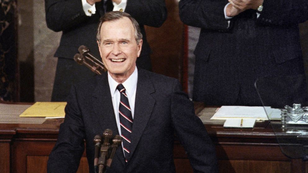 George H W Bush In Washington For Final Honors Before Burial In