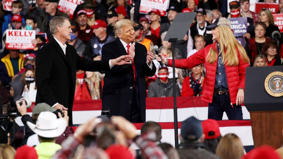 PHOTO: President Donald Trump attends a rally in support of Sen. David Perdue and Sen. Kelly Loeffler in Valdosta, Ga., Dec. 5, 2020.
