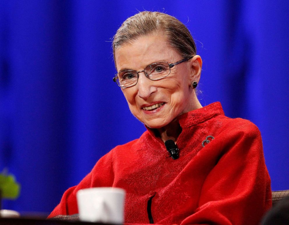 PHOTO: Justice Ruth Bader Ginsburg attends the lunch session of The Women's Conference in Long Beach, Calif., Oct. 26, 2010. 