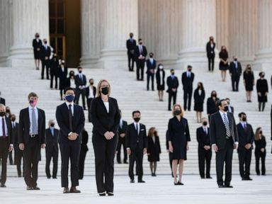 Public to mourn Justice Ruth Bader Ginsburg as she lies in repose at Supreme Court
