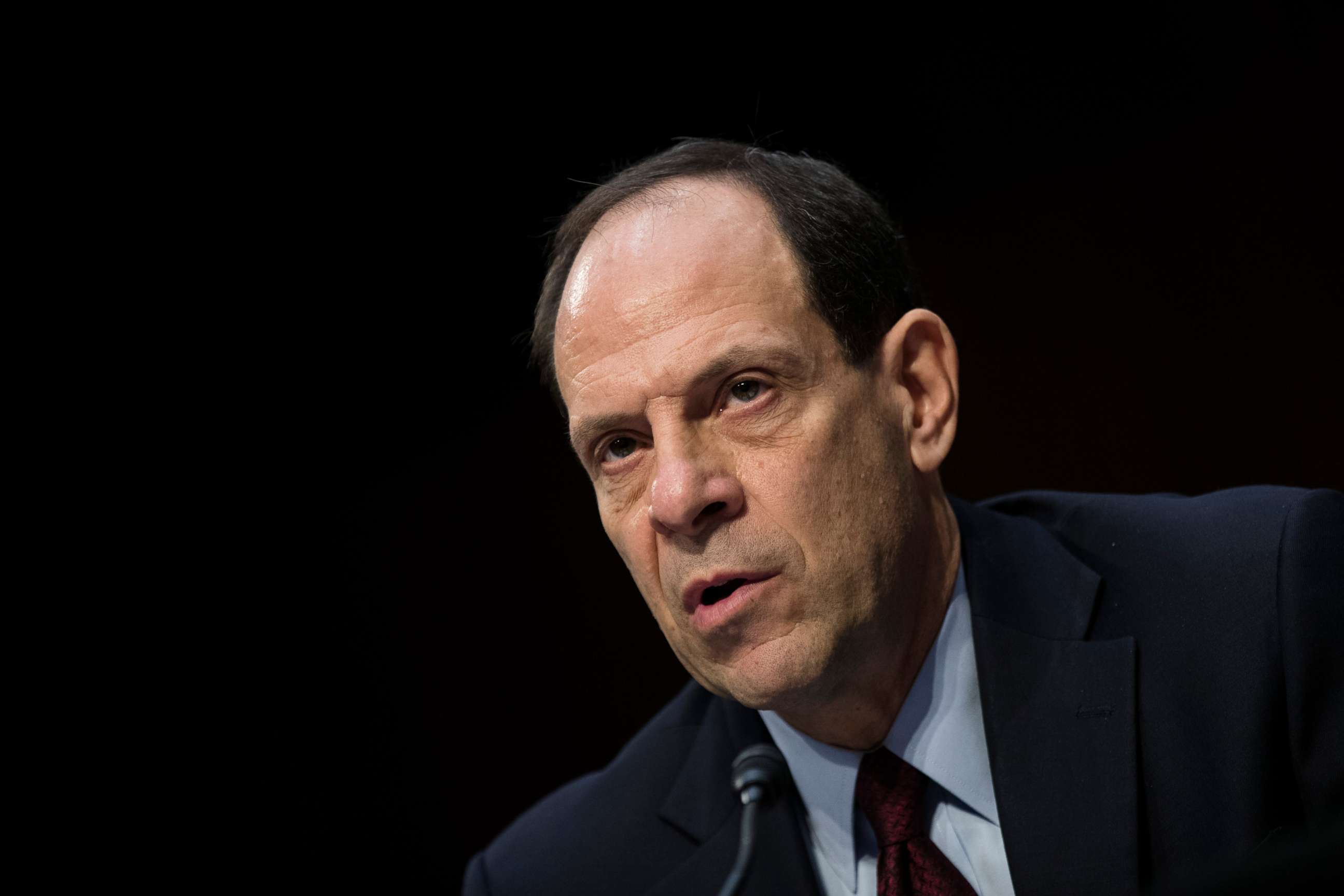 PHOTO: Glenn Fine, acting Inspector General at the Department of Defense, testifies during a Senate Judiciary Committee hearing on Capitol Hill, Dece. 6, 2017 in Washington.