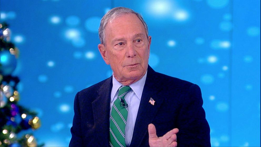 PHOTO: Michael Bloomberg appears on "The View," Dec. 12, 2018.