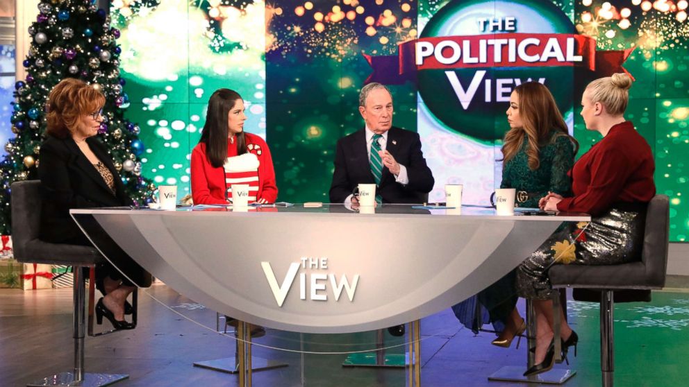 Michael Bloomberg appears on ABC's "The View," Dec. 12, 10.