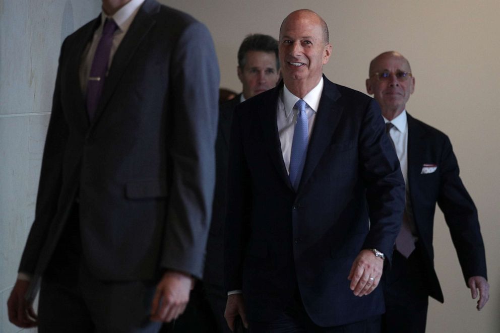 PHOTO: U.S. Ambassador to the European Union Gordon Sondland arrives at a closed session before the House Intelligence, Foreign Affairs and Oversight committees Oct. 17, 2019 at the U.S. Capitol in Washington, D.C.